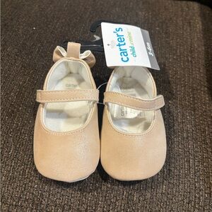 Carter's Beige Baby Walker Shoes